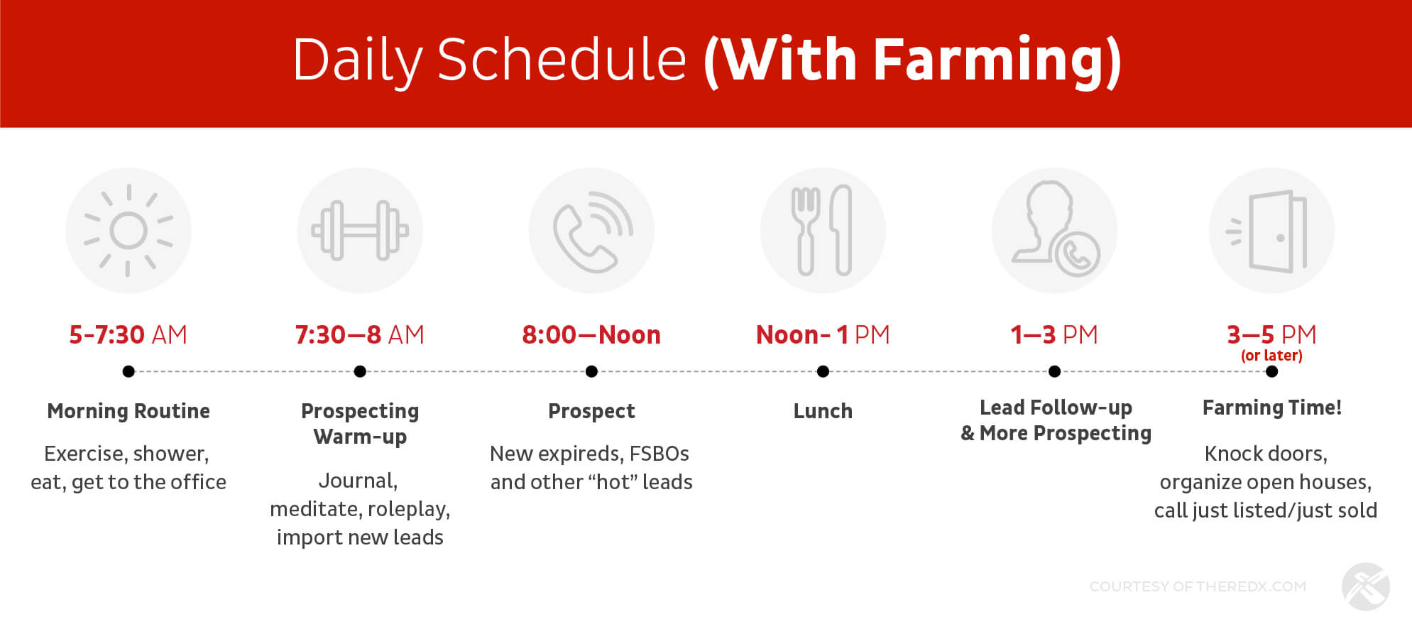 daily farming schedule 