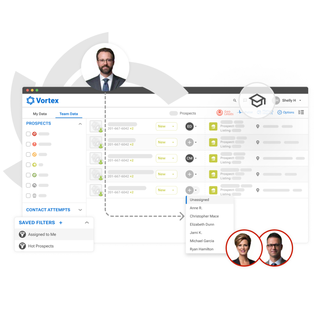 REDX Teams includes features for managing and operating a team